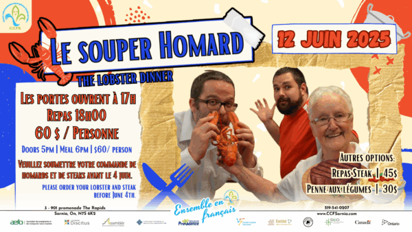 Souper homard annuel du CCFS – 12 juin 2025