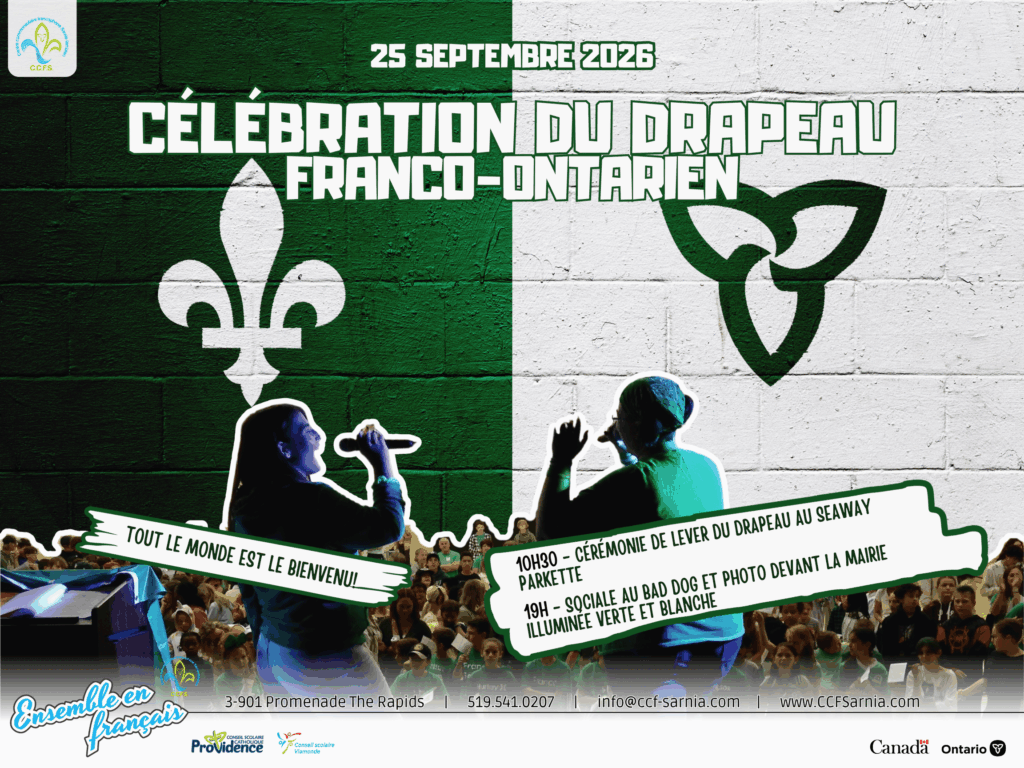 Célébration du drapeau Franco-Ontarien