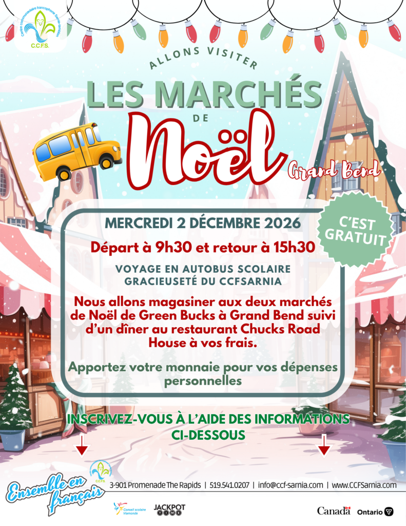 Les marchés de Noël à Grand Bend